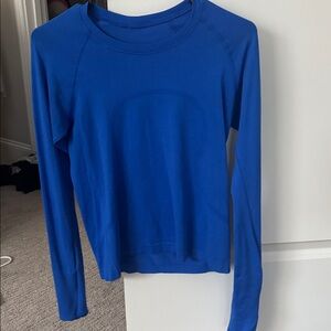 Vibrant Blue Long Sleeve Top